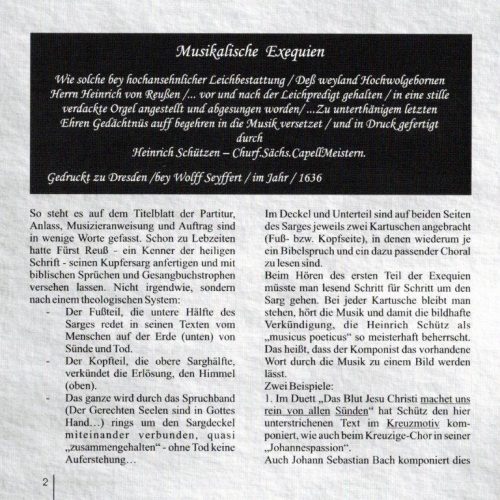 Musikalische Exequien - 3