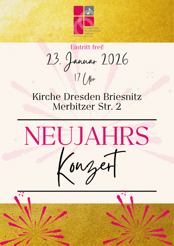 Neujahrskonzert 2026 Plakat 1